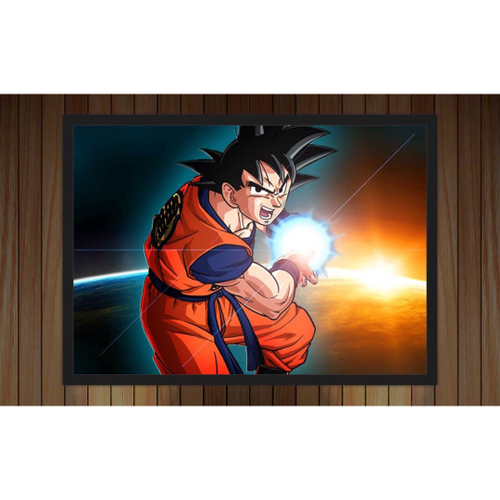 Quadro Anime Desenho Dragon Ball Goku Vegeta TT13 em Promoção na Americanas