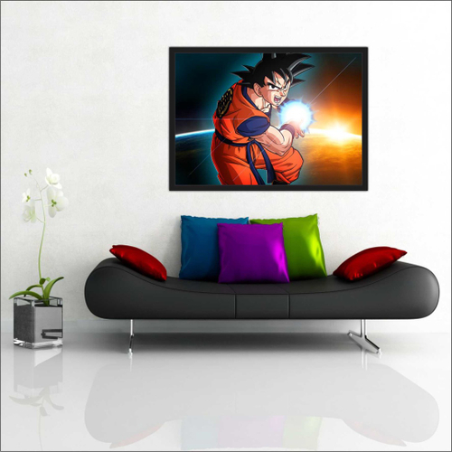 Quadro Anime Desenho Dragon Ball Goku Vegeta TT13 em Promoção na Americanas