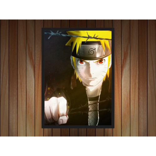 Quadro Decorativo Poster Naruto Shippuden Desenho Anime em Promoção na  Americanas