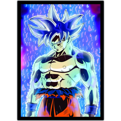 Quadro Decorativo Dragon Ball Z Goku Sayajin 2 Peças M16