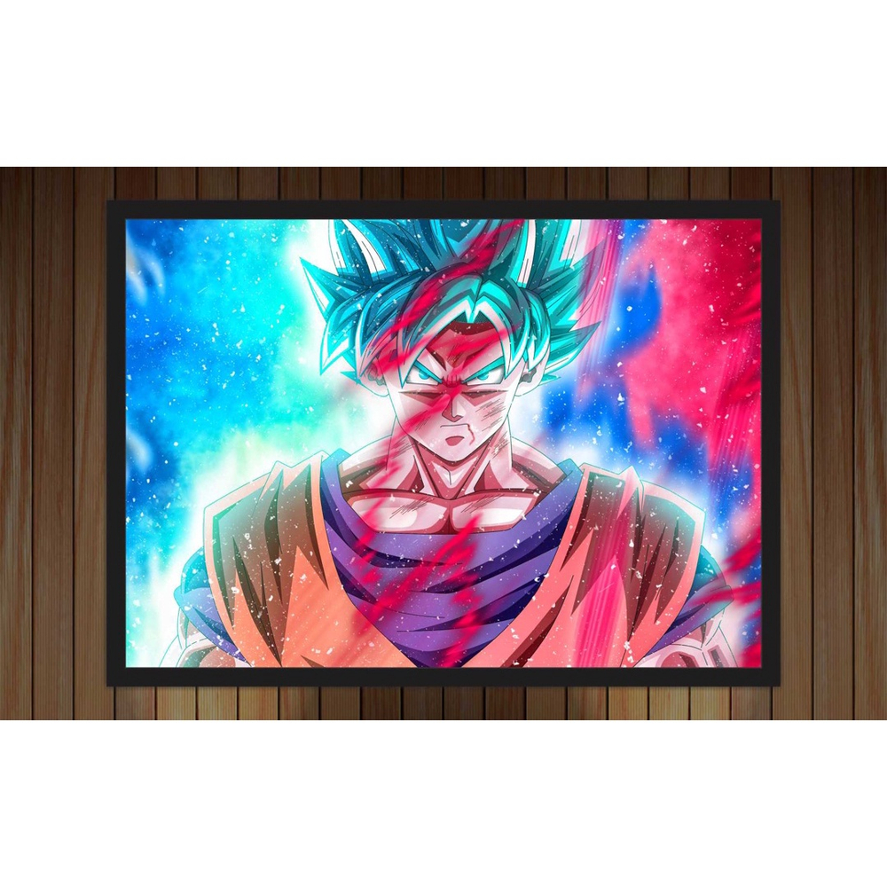 Quadro Anime Desenho Dragon Ball Goku Vegeta TT13 em Promoção na Americanas