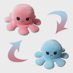 Pelúcia Polvo humor + Reversível + bipolar + Fofinho + Macio + carinha Feliz e Bravo + varias cores Menor preço em Pelúcia Polvo humor + Reversível + bipolar + Fofinho + Macio + carinha Feliz e Bravo + varias cores