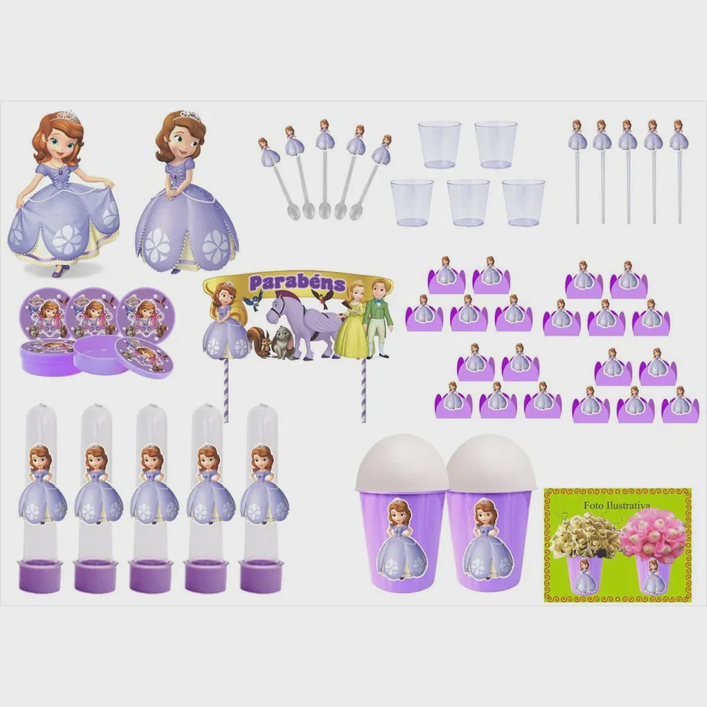 KIT PERSONALIZADOS TEMA PRINCESA SOFIA