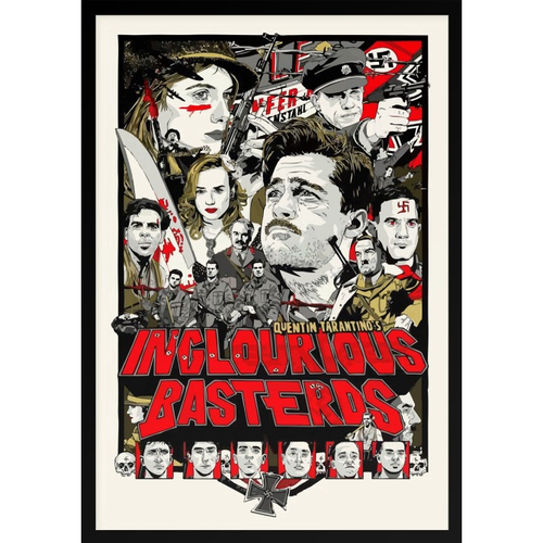 Poster Inglourious Basterds Em Promoção Na Americanas