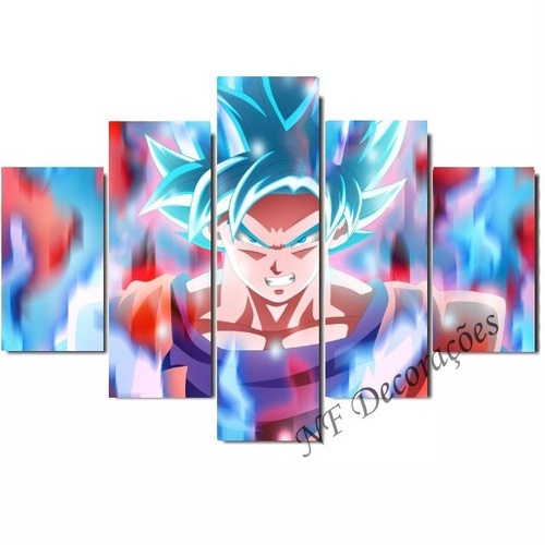 Quadro - Dragon Ball Super - Goku super sayajin - Decoração