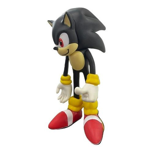 Boneco Sonic Shadow Preto 26cm Articulado