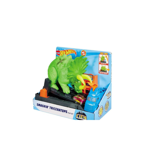 Pista Hot Wheels Ataque Triceratops