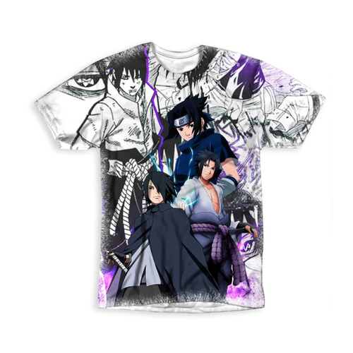 Camisa Camiseta Masculina Naruto Sasuke Kakashi Sakura 1 em Promoção na  Americanas