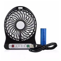 Mini ventilador de mesa portátil recarregável com lanterna Menor preço em Mini ventilador de mesa portátil recarregável com lanterna