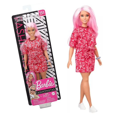 Boneca Barbie Fashionistas Guarda Roupa de Luxo - Mattel - Boneca