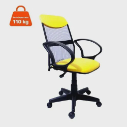 Cadeira de Escritório Presidente Costaneira Soft Amarelo é boa?