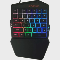 Teclado Gamer Semi Mecânico One Handed Led Rgb Ergonômico Menor preço em Teclado Gamer Semi Mecânico One Handed Led Rgb Ergonômico