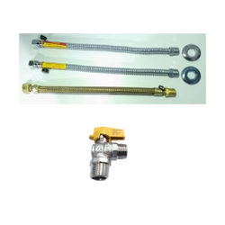 Kit Instalação Tubo Flexível Cobre Aquecedor Água a Gás 40Cm Menor preço em Kit Instalação Tubo Flexível Cobre Aquecedor Água a Gás 40Cm