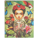 Diário Caderno Paperblanks Flexis Frida Ultra com Brilho 18x23cm