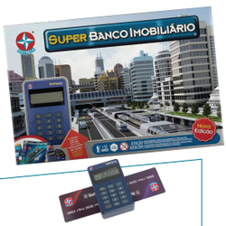 Jogo Super Banco Imobiliário Estrela Original c/ Maquininha é boa?