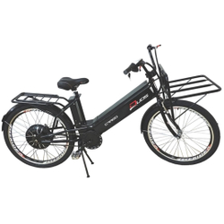 Bicicleta Elétrica Cargo Duos 800w 48v - Preta Menor preço em Bicicleta Elétrica Cargo Duos 800w 48v - Preta