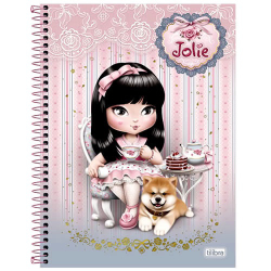 Caderno Capa Dura Universitário Jolie 1 Matéria 200x275mm 63 g/m2 96 Folhas é boa?
