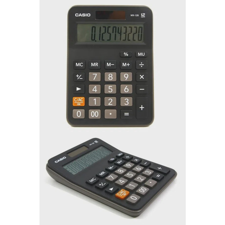 Calculadora De Mesa MX-12B Preta Casio No Shoptime