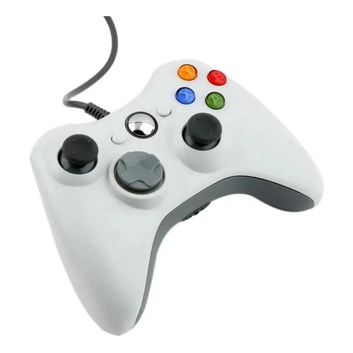 Controle De Xbox 360 Sem Fio Similar Branco em Promoção na