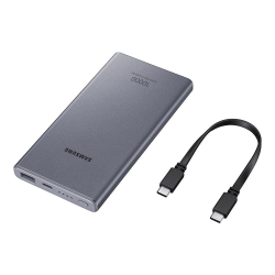 Bateria Externa Samsung EB-P3300, Carga Super Rápida, USB Tipo c, 10000mAh, 25W, Grafite Menor preço em Bateria Externa Samsung EB-P3300, Carga Super Rápida, USB Tipo c, 10000mAh, 25W, Grafite