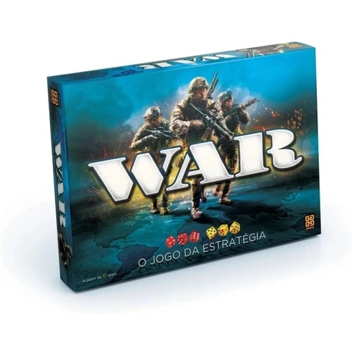 Jogo War 2 Tabuleiro Estratégia com Batalhas Aéreas - Grow - Shop