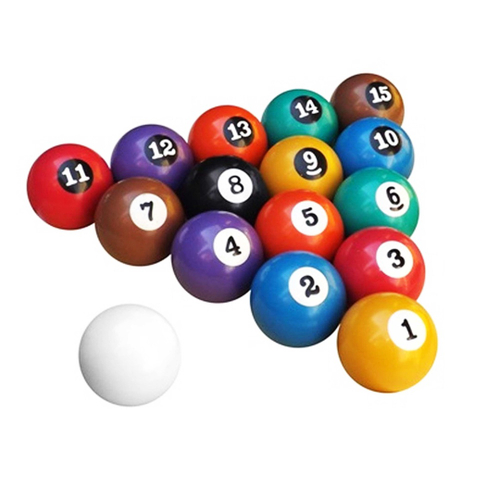 Jogo De Bolas De Sinuca Bola 8 Bilhar Snooker 54mm