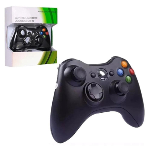 Controle Xbox 360 Original / Sem Fio / Preto