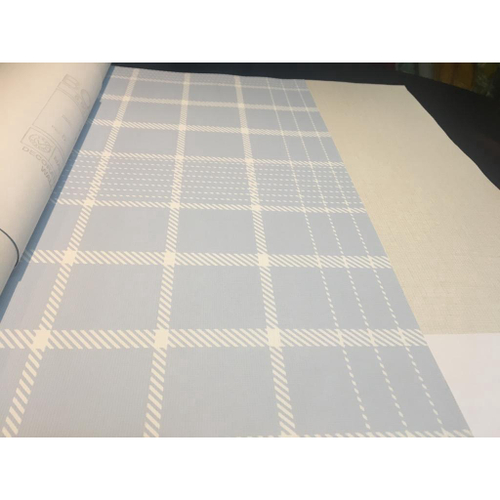 Comprar Papel De Parede Bim Bum Bam 2243 Vinílico Xadrez Azul