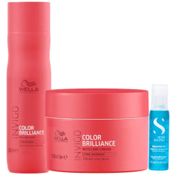 Kit Invigo Brilliance Shampoo, Máscara, Ampola - Wella é boa?