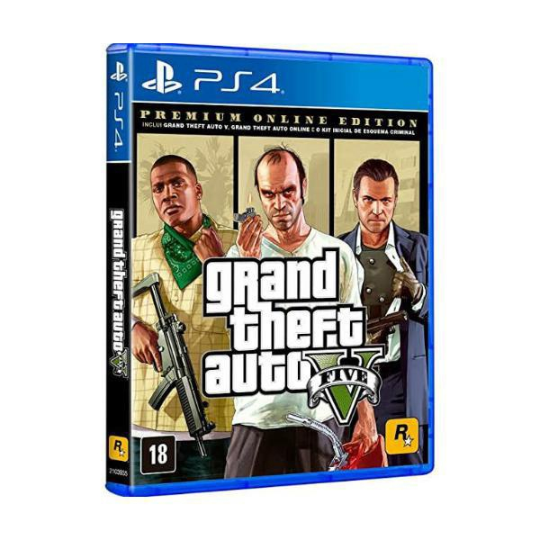 Grand Theft Auto V Premium Online Edition Gta V Ps4 em Promoção na