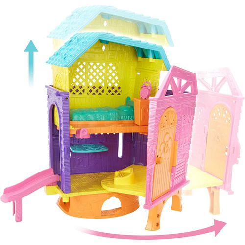 Boneca com Cenário Polly Pocket Casa Club com Espaços Secretos - GMF81 -  Mattel - Dorémi Brinquedos