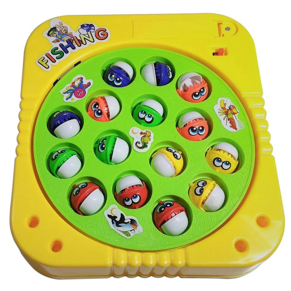 PEGA PEIXE 18 PCS JOGO DE PESCARIA MUSICAL REF JT0163