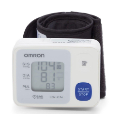 Monitor de Pressão Arterial Omron HEM-6124 Digital de Pulso Menor preço em Monitor de Pressão Arterial Omron HEM-6124 Digital de Pulso