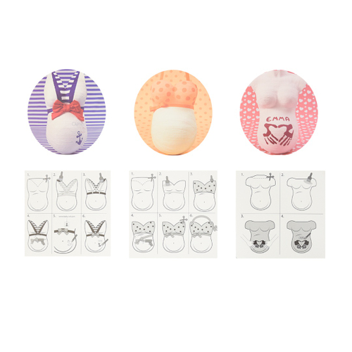 Enfeite Kit De Molde Para Barriga My Lovely Belly Baby Art White em  Promoção na Americanas