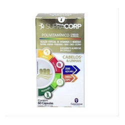 Kit Com 03 Polivitamínico Supracorp Cabelos & Unhas - 60 Cap Menor preço em Kit Com 03 Polivitamínico Supracorp Cabelos & Unhas - 60 Cap