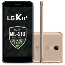 Usado: Smartphone LG K11 Plus LM-X410BCW 32GB 3GB ram Dual Chip, Tela 5.3 Dourado - Excelente Menor preço em Usado: Smartphone LG K11 Plus LM-X410BCW 32GB 3GB ram Dual Chip, Tela 5.3 Dourado - Excelente