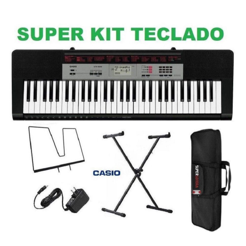 Teclado musical Tipo Yamaha Psr iniciante infantil criança no Shoptime