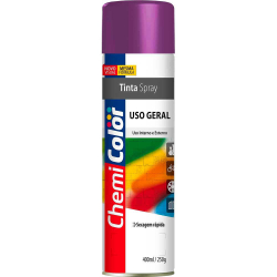 Tinta spray uso geral violeta escuro 400ml chemicolor é boa?