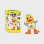Brinquedo Infantil Pato Dançarino Musical Com Luz