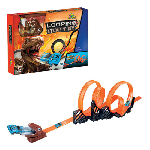 Pista Radical Ataque Do T-rex Hot Wheels Mattel