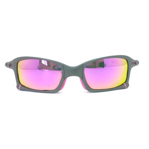 ⚠️ ESGOTADO ⚠️ . Lupa Oakley Juliet Xmetal com lente rosa e