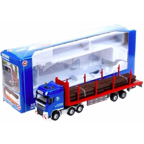 Caminhão Iveco De Brinquedo Carreta Toras De Madeira de Plastico no Shoptime