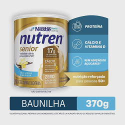 Complemento Alimentar Nutren Senior Baunilha 370g é boa?