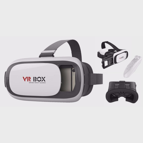 Fone Ouvido Realidade Virtual 3D VR Com Controle Remoto, Visualizador VR  Estéreo Para Filmes Jogos IMAX Óculos VR Sem Fio Bluetooth Compatível Com