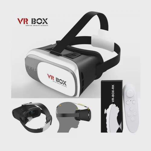 Fone Ouvido Realidade Virtual 3D VR Com Controle Remoto, Visualizador VR  Estéreo Para Filmes Jogos IMAX Óculos VR Sem Fio Bluetooth Compatível Com