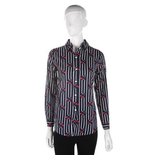 camisa striped feminina