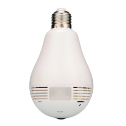 Câmera Lâmpada Led Wifi ip HD 1.3mp Panoramica Fisheye 360º Espiã Com áudio Bidirecional é boa?