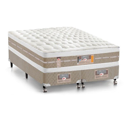 Conjunto Cama Box - Colchão Queen Silver Star Air Pocket Double Face 158x198x66 cm - Castor é boa?