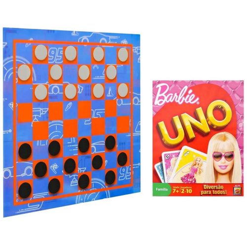 Uno Barbie Cards Jogo De Cartas Para Crianças em Promoção na Americanas