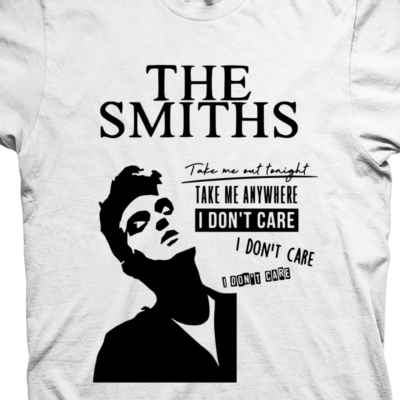 Camiseta The Smiths Cinza, 100% Algodão - Roquenrou